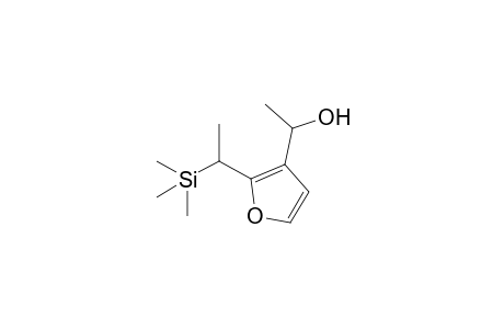 3-(Hydroxyethyl)-2-[1-(trimethylsilyl)ethyl]furan