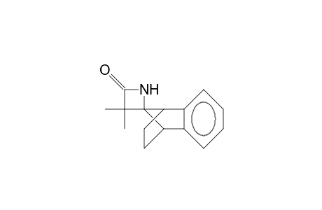 7-Spiro-benzonorbornene-(4-aza-anti-2,2-dimethyl-3-oxo-cyclobutane)