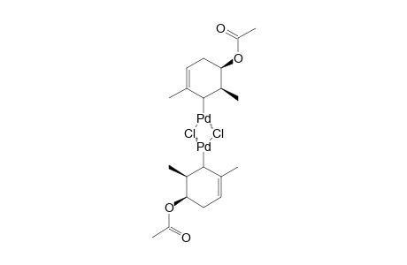 DI-(MY-CHLORO)-BIS-[(1,2,3-ETA)-5-ACETOXY-2,4-DIMETHYL-2-CYCLOHEXEN-1-YL]-DIPALLADIUM