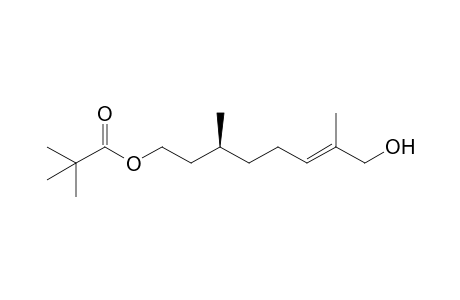 (S)-3,7-Dimethyl-8-hydroxy-6-octenyl pivaloate