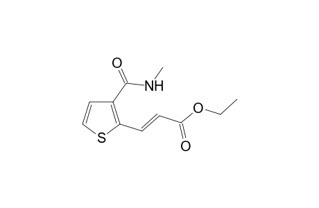 (E)-Ethyl 3-{3-(methylcarbamoyl)thiophen-2-yl}acrylate