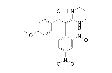 2-[(4-methoxybenzoyl)(2,4-dinitrophenyl)methylene]hexahydropyrimidine