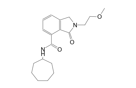 N-cycloheptyl-2-(2-methoxyethyl)-3-oxo-4-isoindolinecarboxamide