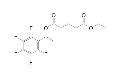 Glutaric acid, ethyl 1-(pentafluorophenyl)ethyl ester