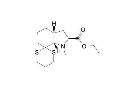 (2S,3aR,7aS)-(2RS,4SR,9RS)-Ethyl 1-methyl-7-(propane-1,3-diyldithio)octahydroindole-2-carboxylate