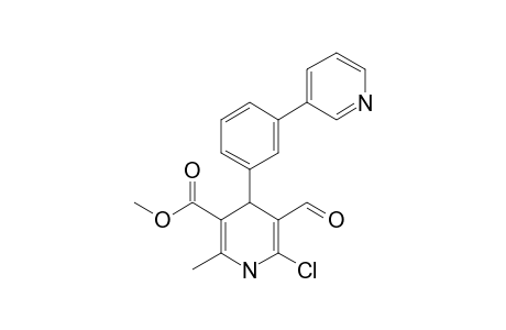 METHYL-4-(3-PYRIDYLPHENYL)-6-CHLORO-5-FORMYL-2-METHYL-1,4-DIHYDROPYRIDINE-3-CARBOXYLATE