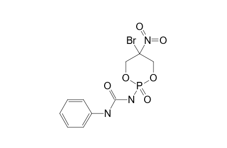 N-PHENYL-N'-[5-BROMO-5-NITRO-2-OXIDO-1,3,2-DIOXAPHOSPHORINANE-2-YL]-UREA
