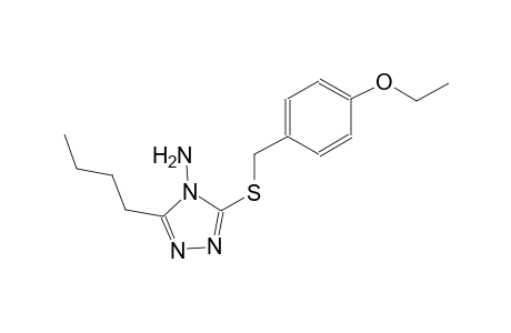 3-butyl-5-[(4-ethoxybenzyl)sulfanyl]-4H-1,2,4-triazol-4-amine