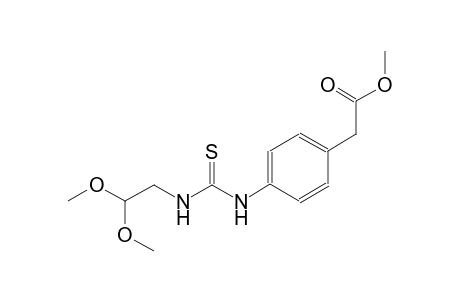 methyl [4-({[(2,2-dimethoxyethyl)amino]carbothioyl}amino)phenyl]acetate