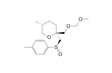 (2S,5R)-2-(methoxymethoxymethyl)-5-methyl-2-[[(R)-(4-methylphenyl)sulfinyl]methyl]oxane