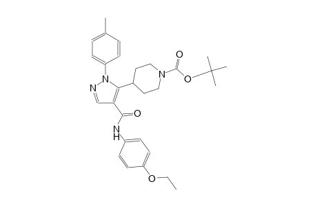 1-piperidinecarboxylic acid, 4-[4-[[(4-ethoxyphenyl)amino]carbonyl]-1-(4-methylphenyl)-1H-pyrazol-5-yl]-, 1,1-