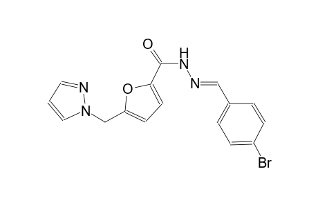 N'-[(E)-(4-bromophenyl)methylidene]-5-(1H-pyrazol-1-ylmethyl)-2-furohydrazide
