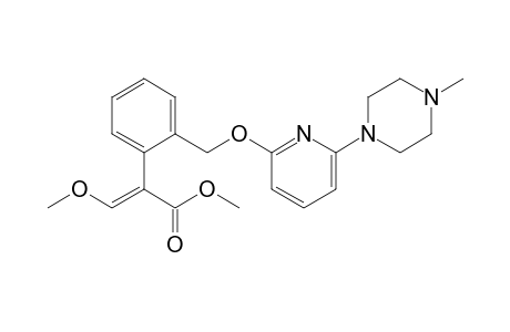 Methyl (E)-3-methoxy-2-[2-[[6-(4-methylpiperazin-1-yl)-2-pyridyl]oxymethyl]phenyl]prop-2-enoate