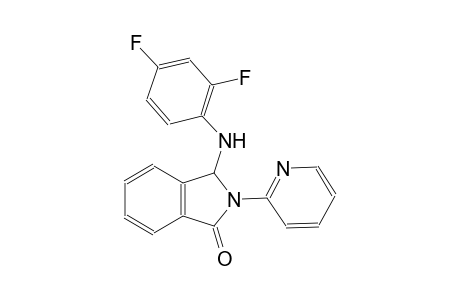 1H-isoindol-1-one, 3-[(2,4-difluorophenyl)amino]-2,3-dihydro-2-(2-pyridinyl)-