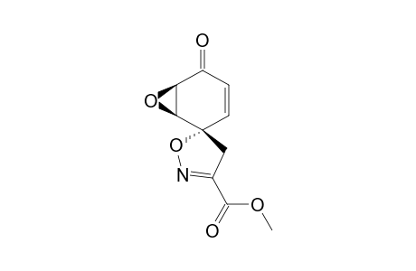 5,6-Epoxyspiro[4,5-dihydroisoxazole-5,1'-cyclohex-2'-en-4'-one]-3'-carboxylic acid methyl ester