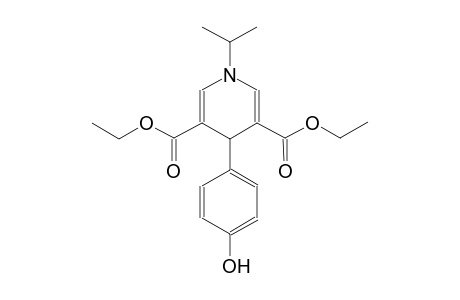 diethyl 4-(4-hydroxyphenyl)-1-isopropyl-1,4-dihydro-3,5-pyridinedicarboxylate