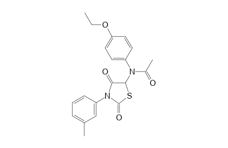 Acetamide, N-(4-ethoxyphenyl)-N-[3-(3-methylphenyl)-2,4-dioxothiazolidin-5-yl]-