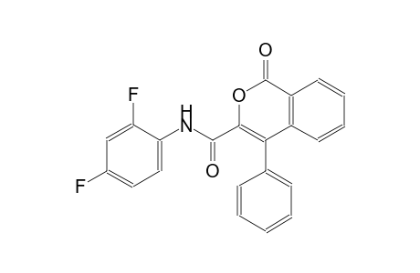 N-(2,4-difluorophenyl)-1-oxo-4-phenyl-1H-isochromene-3-carboxamide