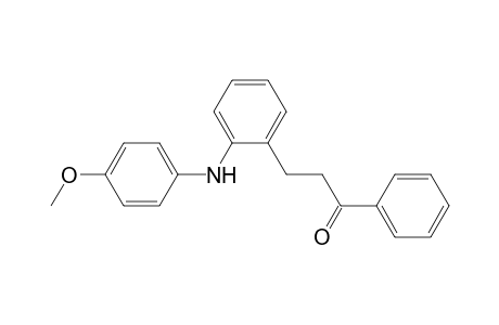 3-[2-(4-methoxyanilino)phenyl]-1-phenyl-1-propanone