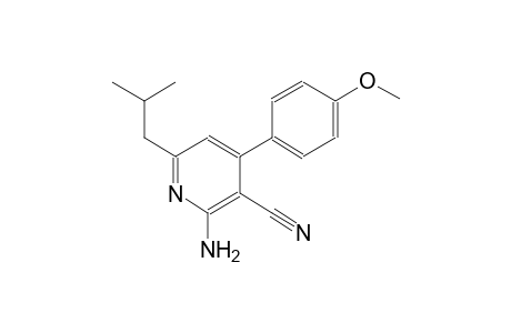 2-amino-6-isobutyl-4-(4-methoxyphenyl)nicotinonitrile