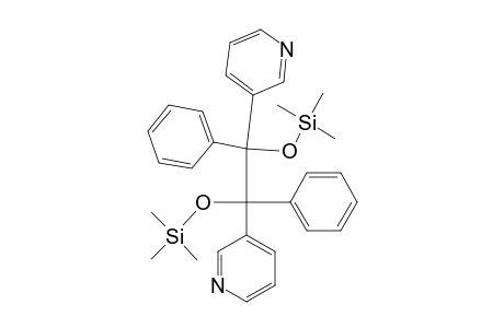 Pyridine, 3,3'-[1,2-diphenyl-1,2-bis[(trimethylsilyl)oxy]-1,2-ethanediyl]bis-