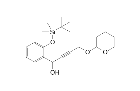 1-[2-(tert-Butyldimethylsiloxy)phenyl]-4-(2-tetrahydropyranyloxy)-2-butyn-1-ol