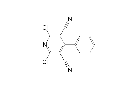 2,6-bis(chloranyl)-4-phenyl-pyridine-3,5-dicarbonitrile