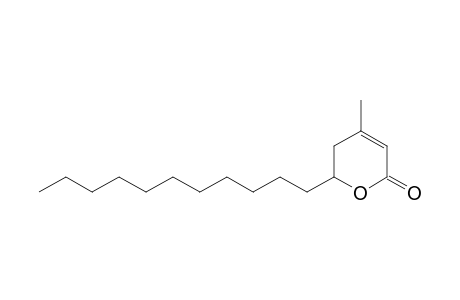 4-Methyl-6-undecyl-5,6-dihydropyran-2-one