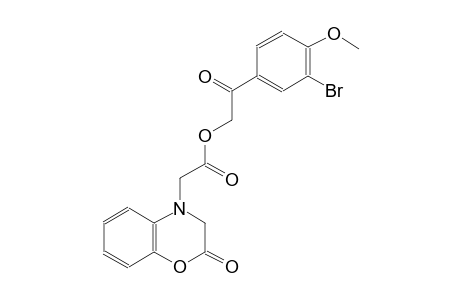 2-(3-bromo-4-methoxyphenyl)-2-oxoethyl (2-oxo-2,3-dihydro-4H-1,4-benzoxazin-4-yl)acetate
