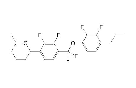 2-[4-[(2,3-difluoro-4-propyl-phenoxy)-difluoro-methyl]-2,3-difluoro-phenyl]-6-methyl-tetrahydropyran