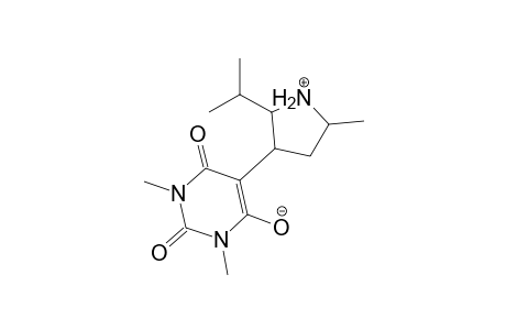 1,3-dimethyl-5-(5-methyl-2-propan-2-yl-pyrrolidin-3-yl)-6-oxidanyl-pyrimidine-2,4-dione