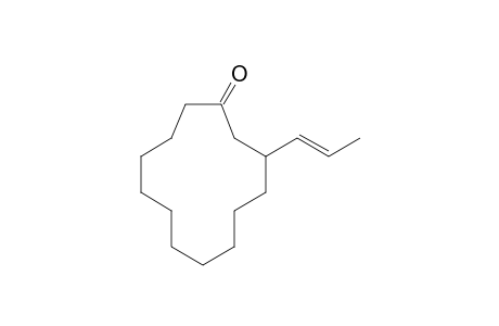 E-3-(Prop-1-enyl)cyclotridecanone