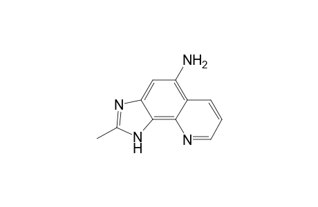 1H-Imidazo[4,5-h]quinolin-5-amine, 2-methyl-