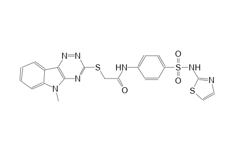acetamide, 2-[(5-methyl-5H-[1,2,4]triazino[5,6-b]indol-3-yl)thio]-N-[4-[(2-thiazolylamino)sulfonyl]phenyl]-
