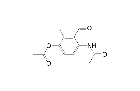 Acetamide, N-[4-(acetyloxy)-2-formyl-3-methylphenyl]-
