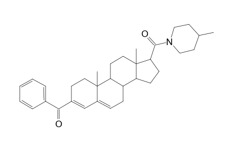 3-Benzoyl-17.beta.-(3'-methylpentan-1',5'-diyl)carboxamidoandrosta-3,5-diene