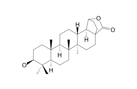 Diospyrolide [20,29,30-trinor-3.beta.-hydroxy-28,19.beta.-lupanolide]