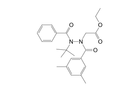 N'-(t-Butyl)-N-benzoyl-N'-bis(3",5"-dimethylbenzoyl)-N-[(ethoxycarbonyl)methyl]hydrazine