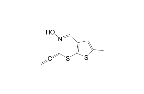 2-(Allenylthio)-5-methylthiophene-3-carbaldehyde - oxime