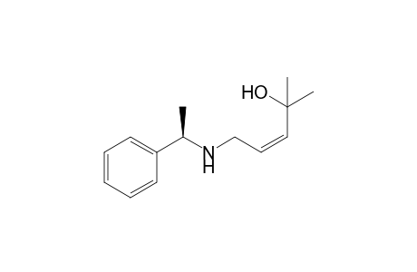 (Z)-2-methyl-5-[[(1R)-1-phenylethyl]amino]-3-penten-2-ol