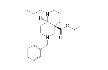 Ethyl 6-propyl-1-benzyl-1,6-diazdecaline-3a-carboxylate