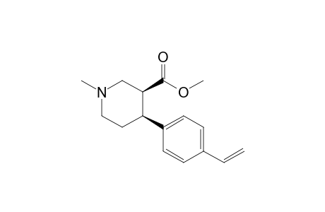 (3S,4S)-1-methyl-4-(4-vinylphenyl)nipecotic acid methyl ester