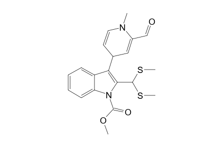 4-(2-[BIS-(METHYLTHIO)-METHYL]-1-(METHOXYCARBONYL)-3-INDOLYL)-1-METHYL-1,4-DIHYDROPYRIDINE-3-CARBALDEHYDE