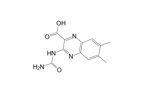 3-[(Aminocarbonyl)amino]-6,7-dimethyl-2-quinoxalinecarboxylic acid