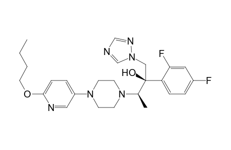 (2R,3R)-3-(4-(6-(butyloxy)pyridin-3-yl)piperazin-1-yl)-2-(2,4-difluorophenyl)-1-(1H-1,2,4-triazol-1-yl)butan-2-ol