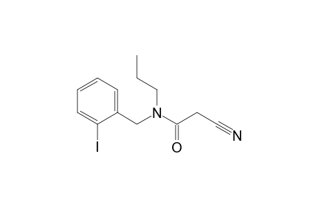 2-cyano-N-(2-iodobenzyl)-N-propyl-acetamide