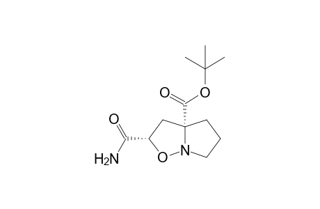tert-Butyl (2S*,3aR*)-2-(aminocarbonyl)tetrahydro-pyrrolo[1,2-b]isoxazole-3a(4H)-carboxylate