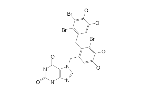 7-[3-BROMO-2-(2,3-DIBROMO-4,5-DIHYDROXYBENZYL)-4,5-DIHYDROXYBENZYL]-3,7-DIHYDRO-1-H-PURINE-2,6-DIONE