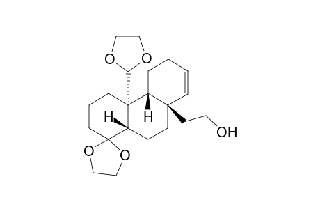 trans-2-(1,3-Dioxolan-2-yl)-tricyclo[8.4.0.0(2,7)]tetradec-11-en-10-ethanol 6,6-Ethylidene Acetal isomer