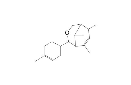 3-Oxabicyclo[3.3.1]non-6-ene, 6,8,9-trimethyl-4-(4-methyl-3-cyclohexenyl)-